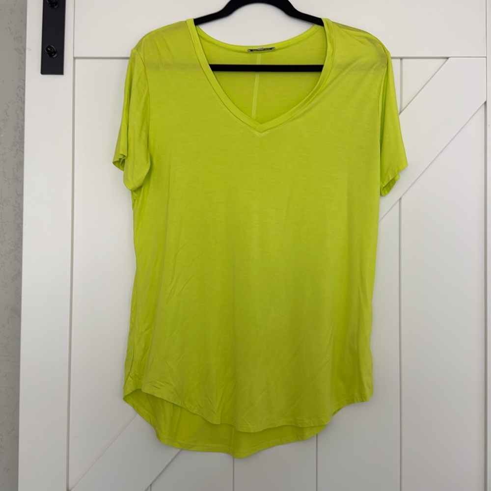 Yellow v-neck new without tags
